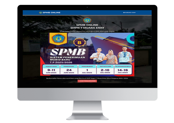 Aplikasi Penerimaan Siswa Baru Website Penerimaan Siswa Baru