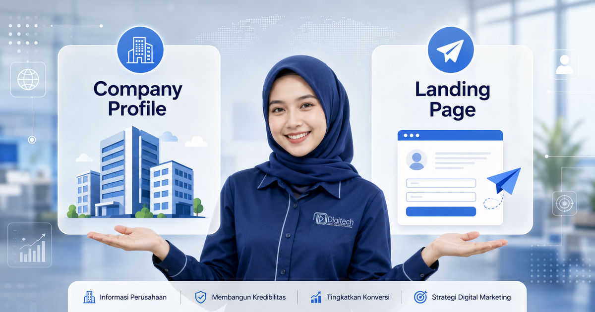 Perbedaan Website Perusahaan Company Profile Dan Landing Page