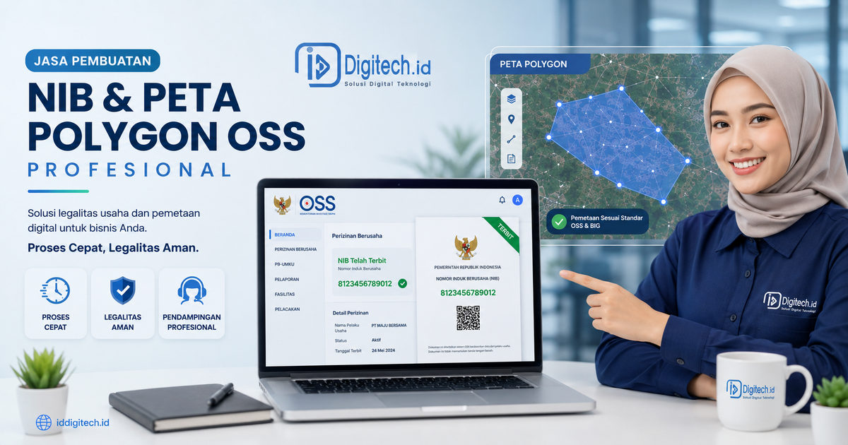 Jasa Pembuatan NIB Dan Peta Polygon Di OSS