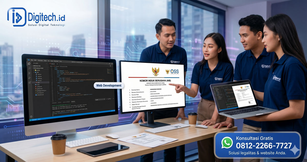 Tim Profesional Jasa Pembuatan NIB Dan Jasa Website Iddigitech.id