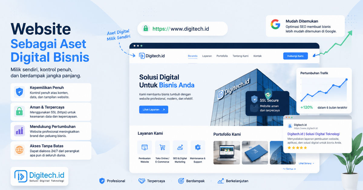 Website Profesional Sebagai Aset Digital Bisnis